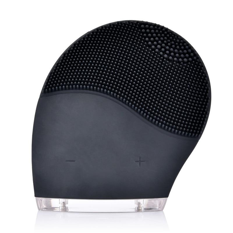 Hailicare Electric Face Cleanser Vibrate Pore Clean Silicone Cleansing Brush Massager Facial Vibration Skin Care Spa Massage
