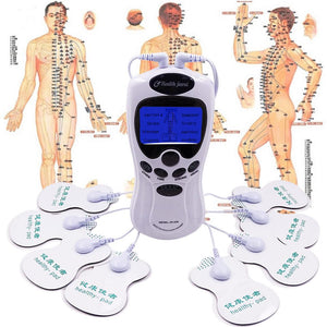Beurha Electric herald Tens Acupuncture Body Muscle Massager Digital Therapy Machine 8 Pads For Back Neck Foot Leg health Care