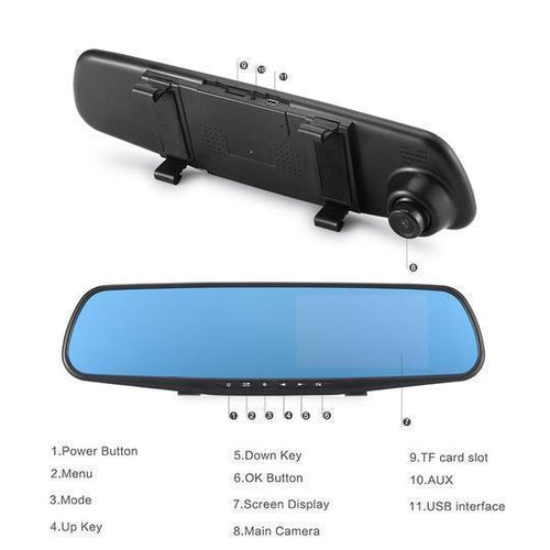 Global Technology - Dash-cam/Rear-cam Smart Mirror