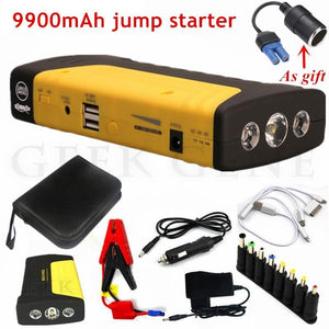 High Capacity Starting Device Booster 600A 12V Portable Car Jump Starter Power Bank