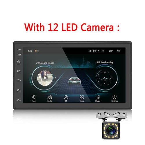 Hikity 2din Android Car Multimedia MP5 Player Radio GPS Navi WIFI Autoradio 2 Din 7'' Touch screen Bluetooth FM Audio Car Stereo