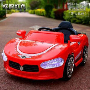 Electric Ride on Car Four Wheels Double Engine Swing RC Car Toys for Children Boys
