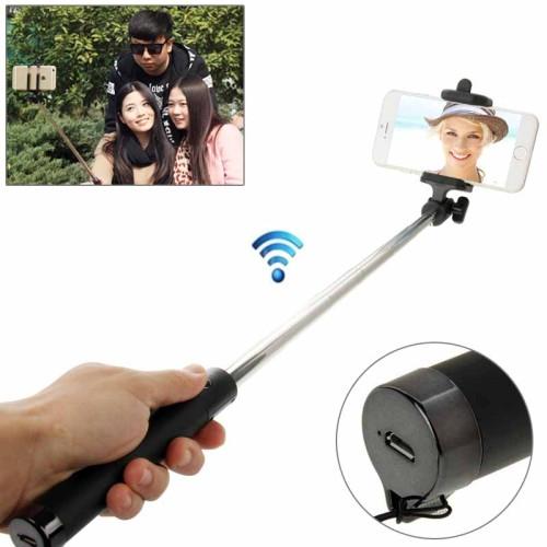 Adjustable Bluetooth Wireless Self-timer Handheld Monopod for Smartphones,(Black)