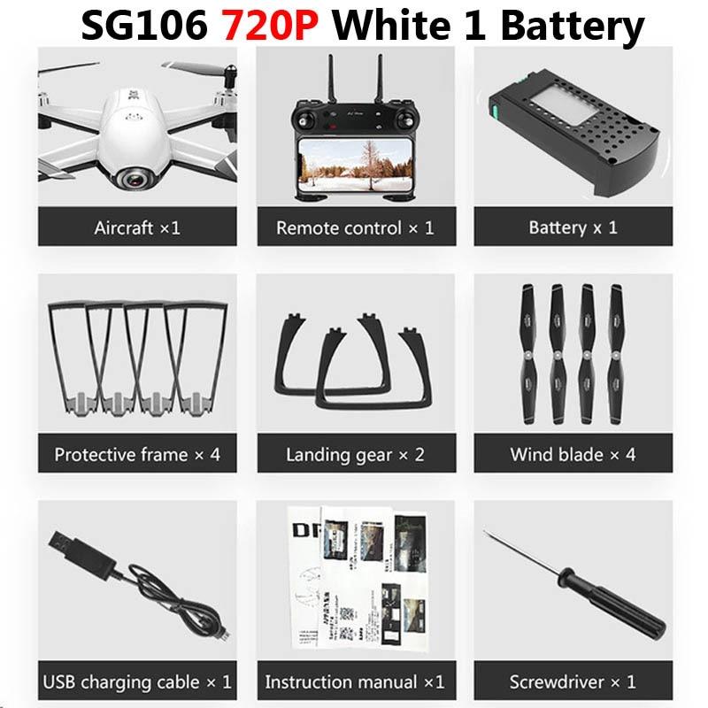 Drone with Dual Camera 1080P 720P 4K WiFi FPV Real Time Aerial Video Helicopter Toys
