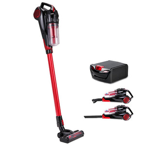 120W Stick Handstick Cordless Vacuum Cleaner Red Black with Spare Battery