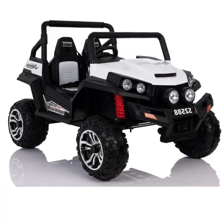 4x4 Beach Buggy Kids Ride-On Car By Little Riders Electric Toy Motorised 24V - White