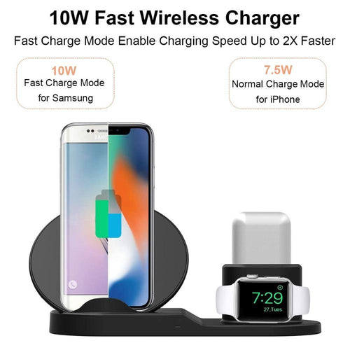 3 IN 1 Fast Charging Pad Stand