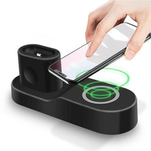 Load image into Gallery viewer, EU Plug 4 In 1 Qi Wireless Charger Charging Station For Smart Phone/Apple Watch Series/Apple AirPods