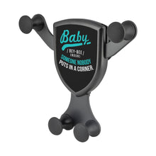 Load image into Gallery viewer, Baby Definition BeyBee Noun Someone Nobody Put In Corner Qi Wireless Car Charger