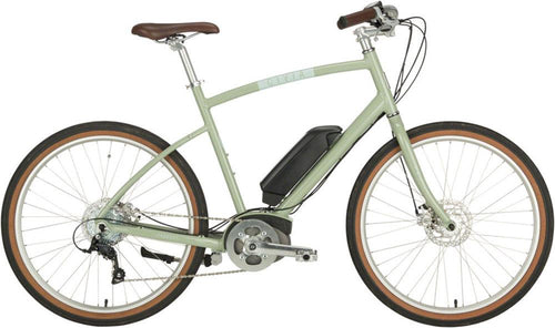 Civia Parkway Step-Over Complete ebike: 26 Clay Gray Small