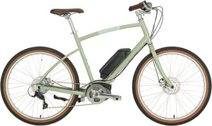 Civia Parkway Step-Over Complete ebike: 26 Clay Gray Medium