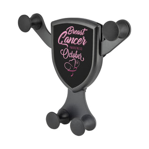 Breast Cancer Awareness Month October Qi Wireless Car Charger Mount Gift Ideas