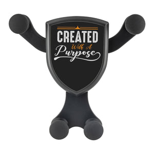 Created With A Purpose Qi Wireless Car Charger Mount Christian Gift Religious