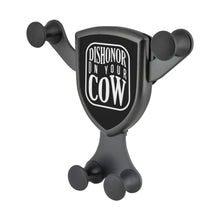 Load image into Gallery viewer, Dishonor On Your Cow Qi Wireless Car Charger Mount Funny Gift Ideas Humor Gag