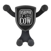 Load image into Gallery viewer, Dishonor On Your Cow Qi Wireless Car Charger Mount Funny Gift Ideas Humor Gag