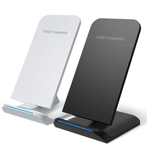 FLOVEME Qi Wireless Charger Desktop Holder With LED Indicator For iPhone X 8 8Plus Samsung S8 Note 8