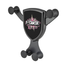 Load image into Gallery viewer, F-Cancer Breast Cancer Awareness Qi Wireless Car Charger Mount Gift Ideas