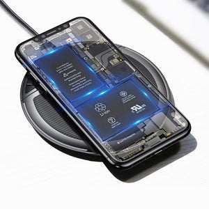 Baseus 10W Collapsible Qi Wireless Fast Charger Pad Holder for iPhone 8 S9 S9+ Huawei P20 Pro