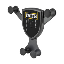 Load image into Gallery viewer, Faith = Forwarding All Issues To Heaven Qi Wireless Car Charger Mount Christian
