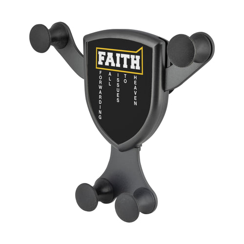 Faith = Forwarding All Issues To Heaven Qi Wireless Car Charger Mount Christian