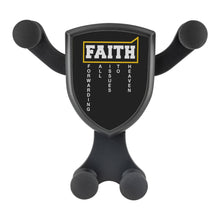 Load image into Gallery viewer, Faith = Forwarding All Issues To Heaven Qi Wireless Car Charger Mount Christian