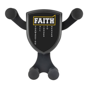 Faith = Forwarding All Issues To Heaven Qi Wireless Car Charger Mount Christian