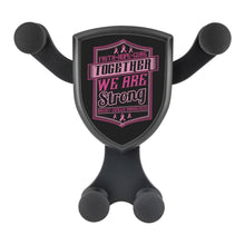 Load image into Gallery viewer, Faith Hope Cure Together We Are Strong Breast Cancer Qi Wireless Car Charger
