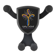 Load image into Gallery viewer, Fighting With Faith Bladder Cancer Awareness Qi Wireless Car Charger Mount Gift