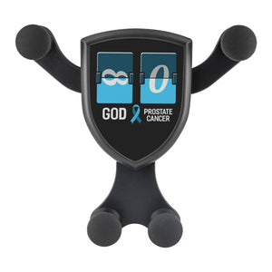 God Infinity Prostate Cancer Zero Qi Wireless Car Charger Mount Gifts Idea