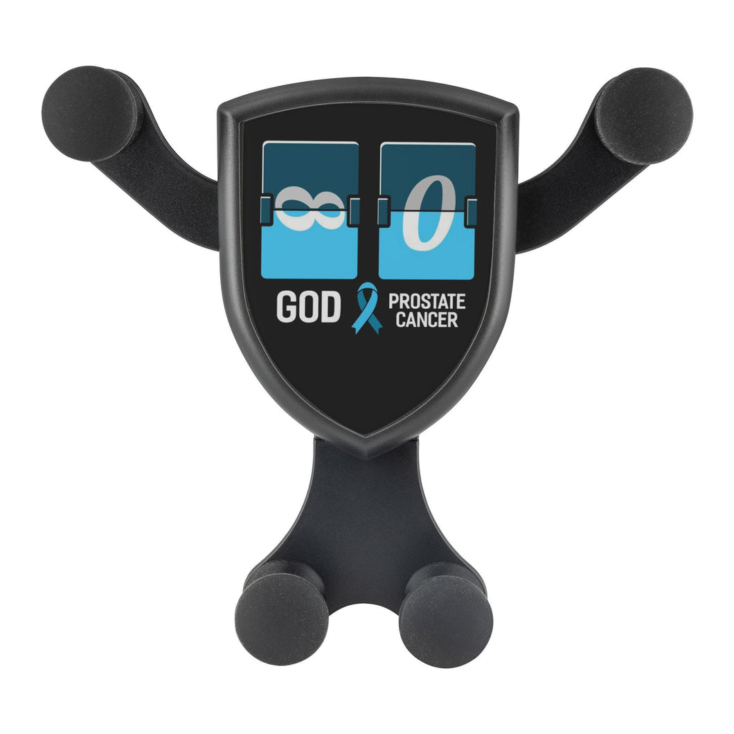 God Infinity Prostate Cancer Zero Qi Wireless Car Charger Mount Gifts Idea