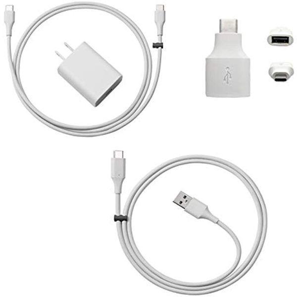 Google Official Pixel Charger for Pixel 3 and all Pixel Phones - Charges any USB-C Phone (4 Items)