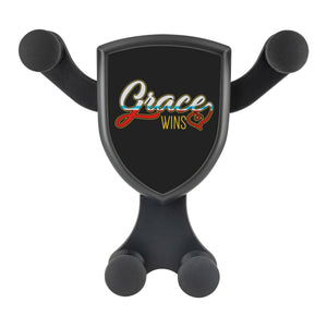 Grace Wins Qi Wireless Car Charger Mount Christian Gift Religious Spiritual