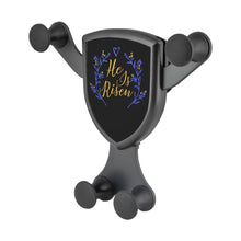 Load image into Gallery viewer, He Is Risen Qi Wireless Car Charger Mount Christian Gifts Religious Spiritual
