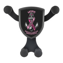 Load image into Gallery viewer, Hope Courage Faith Breast Cancer Awareness Qi Wireless Car Charger Mount Gift