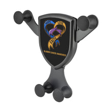 Load image into Gallery viewer, Hope Love Faith Bladder Cancer Awareness Qi Wireless Car Charger Mount Gifts