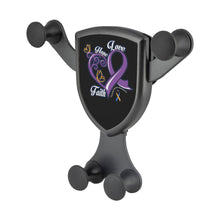 Load image into Gallery viewer, Hope Love Faith Elegant Bladder Cancer Awareness Qi Wireless Car Charger Gifts