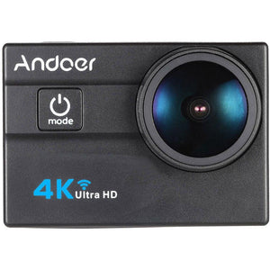 Andoer Ultra HD Action Sports Camera 2.0Inch LCD 16MP 4K 25FPS 1080P 60FPS 4X Zoom WiFi 25mm 173 Degree Wide-Lens Waterproof 30M Car DVR DV Cam Diving Bicycle Outdoor Activity