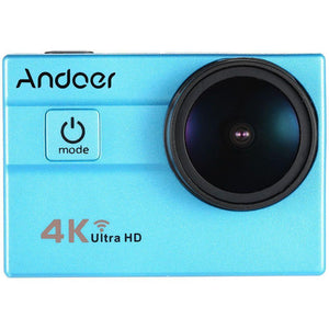 Andoer Ultra HD Action Sports Camera 2.0Inch LCD 16MP 4K 25FPS 1080P 60FPS 4X Zoom WiFi 25mm 173 Degree Wide-Lens Waterproof 30M Car DVR DV Cam Diving Bicycle Outdoor Activity