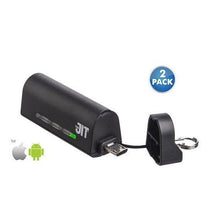 Load image into Gallery viewer, JIT 3-in-1 Keychain Phone Charger, Flashlight and Lighter - 2 Pack