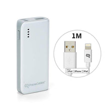 Load image into Gallery viewer, 4000mAh/16000mAh Power Bank with Certified Lightning Cable - PrimeCables®