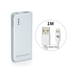4000mAh/16000mAh Power Bank with Certified Lightning Cable - PrimeCables®
