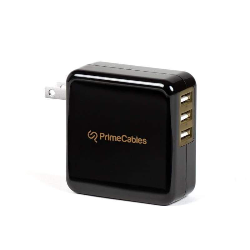 5V/4.4A 3-Port USB Wall Power Adapter, All-In-One Travel Charger - PrimeCables®
