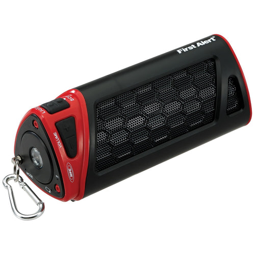 First Alert Portable Outdoor Bluetooth Speaker