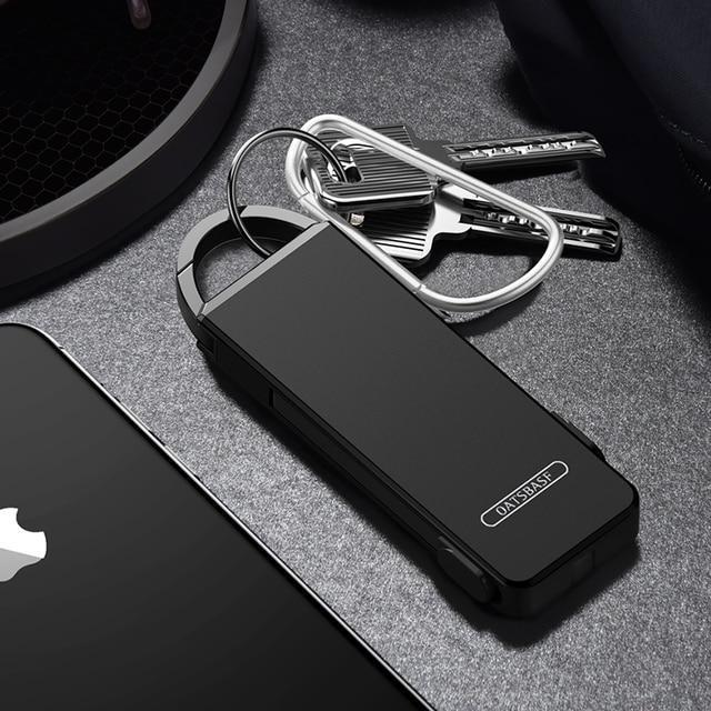 3 In 1 Usb Cable Type C Micro Charger Cable For Iphone X 8 7 6 6S Plus Keychain Hidden Charging