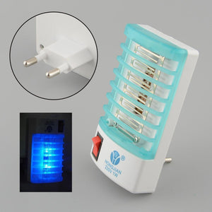 220V Random Color  Home Practical LED Socket Electric Mosquito Repellent Bug Insect Killer Trap Night Lamp Zapper free shipping