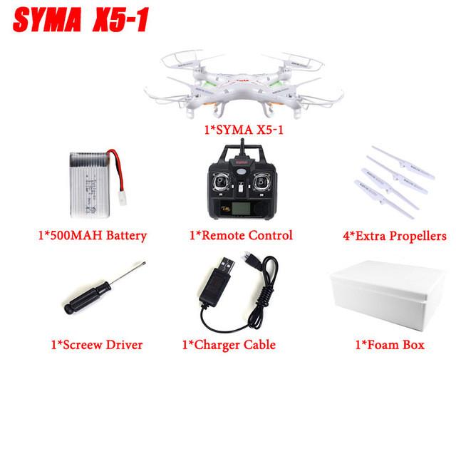 100% Original SYMA X5C (Upgrade Version) RC Drone 6-Axis Remote Control Helicopter Quadcopter With 2MP HD Camera or X5 No Camera