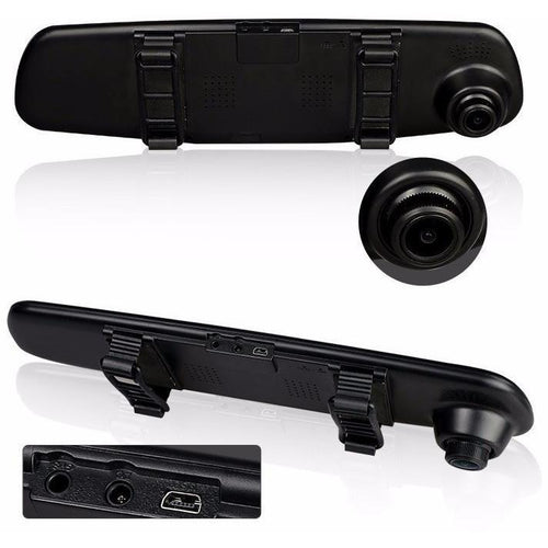 Car Rearview Mirror Camera (Dashcam + Reverse Parking)