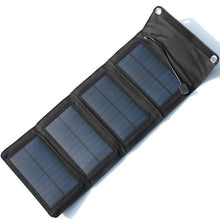 Load image into Gallery viewer, 7W 5.5V Portable Folding Foldable USB Capming Solar panel Charger Solar Battery Panel Mobile Cell Phone Power Bank Charger