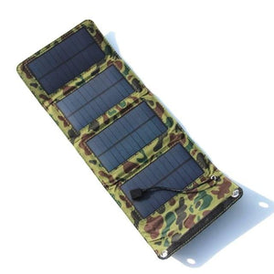 7W 5.5V Portable Folding Foldable USB Capming Solar panel Charger Solar Battery Panel Mobile Cell Phone Power Bank Charger