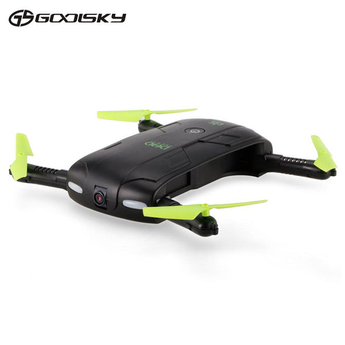 GOOLSKY D5 Wifi FPV 480P HD Camera Foldable Selfie Drone 6-Axis Gyro Altitude Hold Flight Path Mini Dron RC Quadcopter Toys